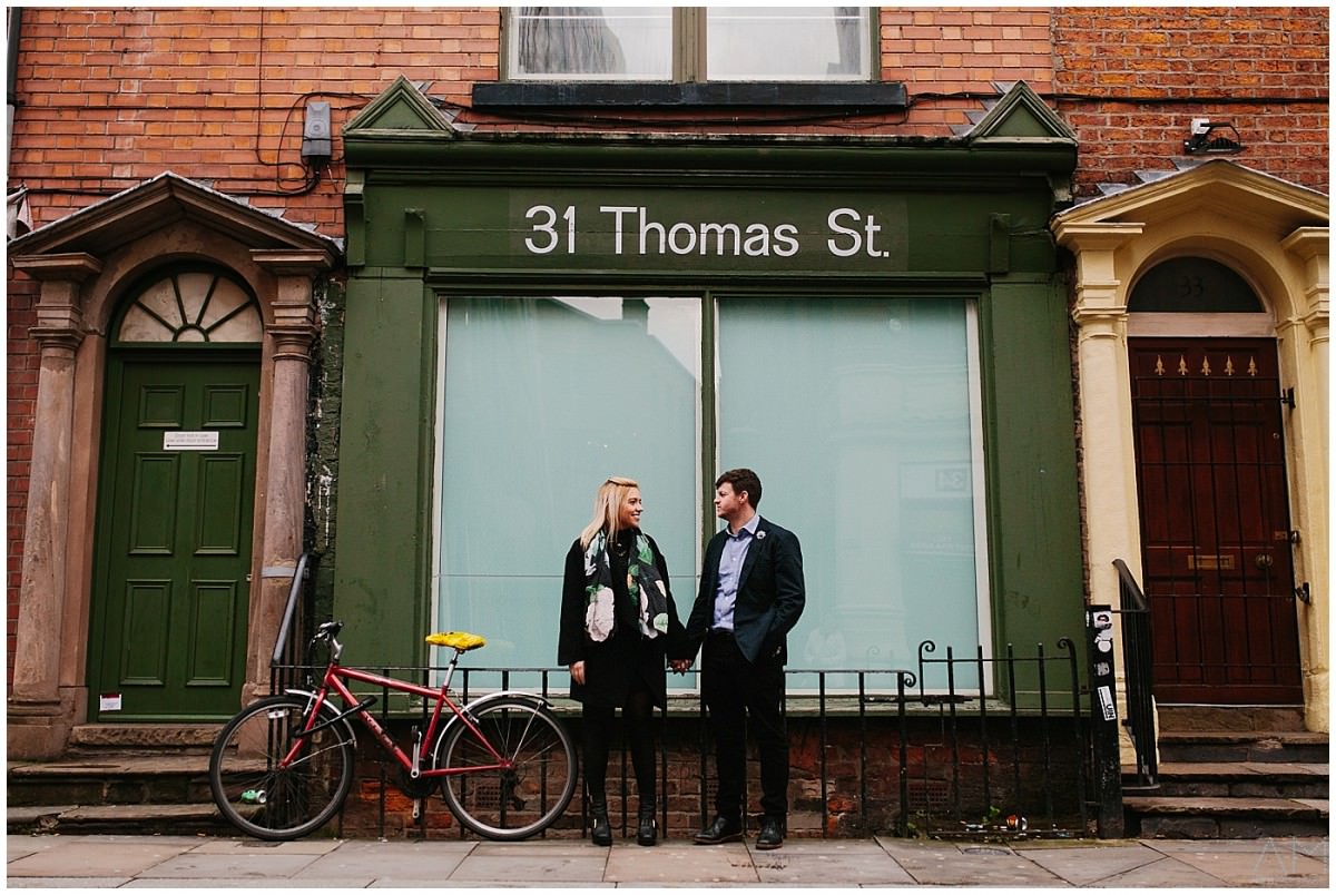 Northern Quarter pre-wedding shoot