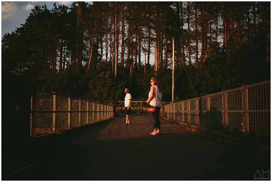 Entwistle Reservoir Pre-Wedding Shoot | Deb & Ben 512 the golden hour Lancashire