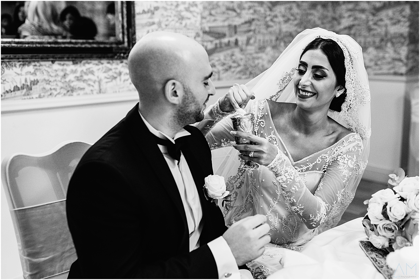 Persian bride and Groom