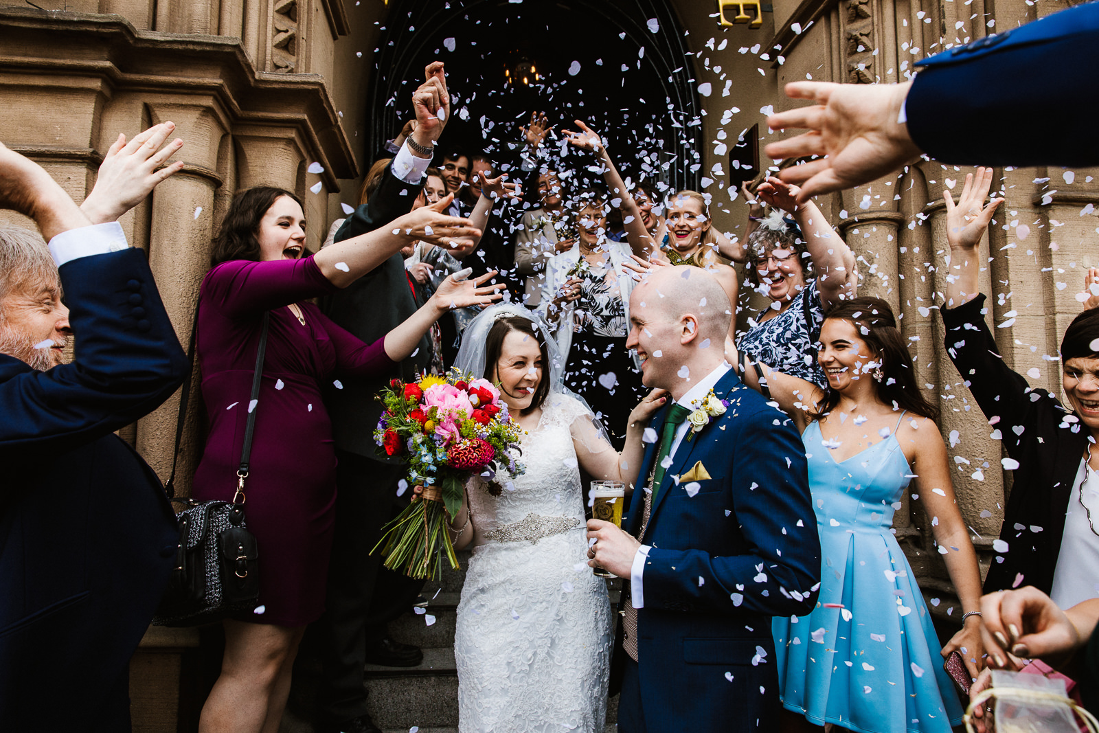 Confetti at Albert Square Chop House