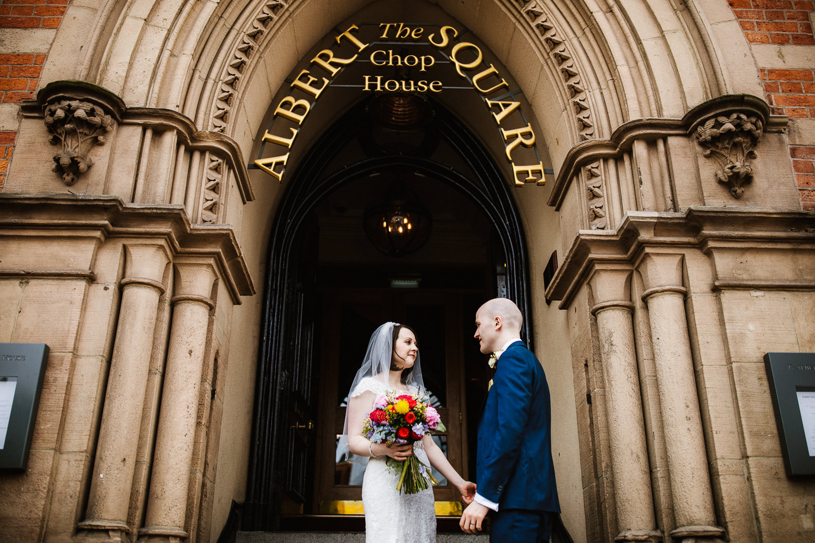 Albert Square Chop House wedding photography