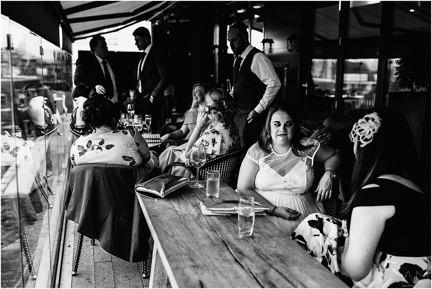 Guest pulling a funny face