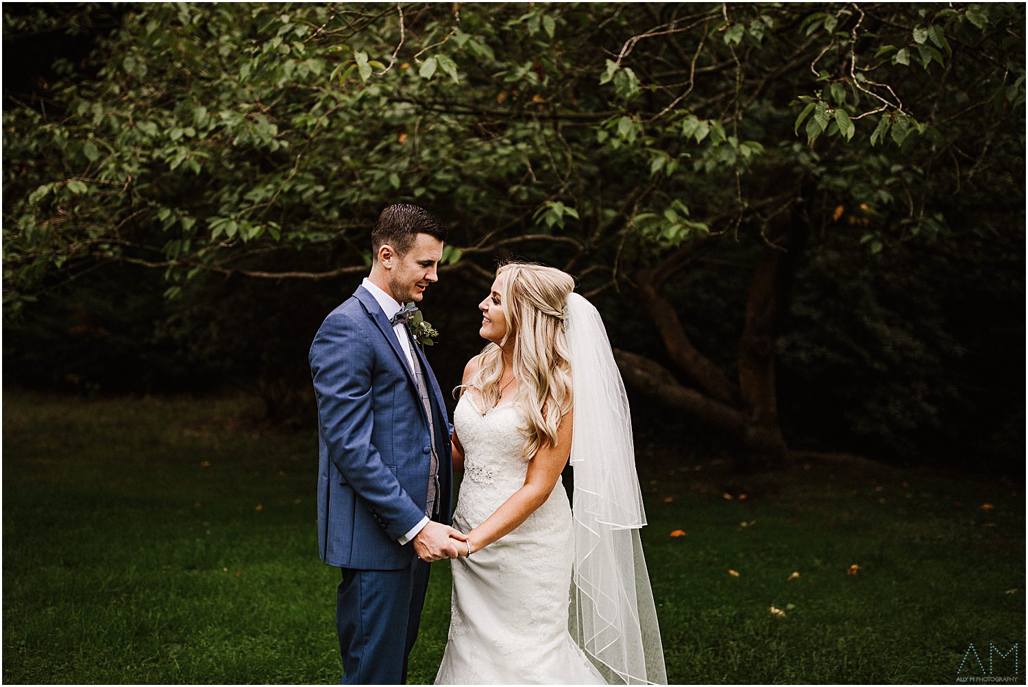 Husband and wife at Rivington hall barn