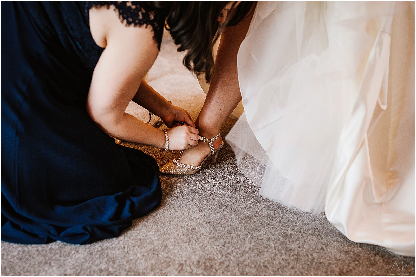 Holmes Mill Wedding | Gabby & Paul 4 Wedding shoes