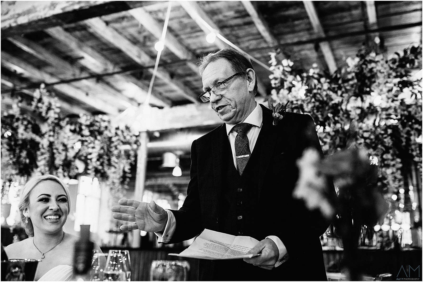 Holmes Mill Wedding | Gabby & Paul 30 faher of the bride speech