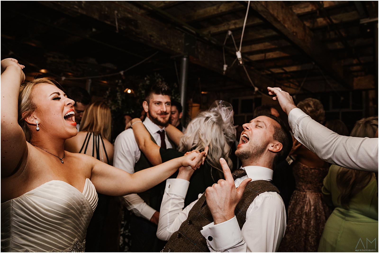 Holmes Mill Wedding | Gabby & Paul 41 Party time