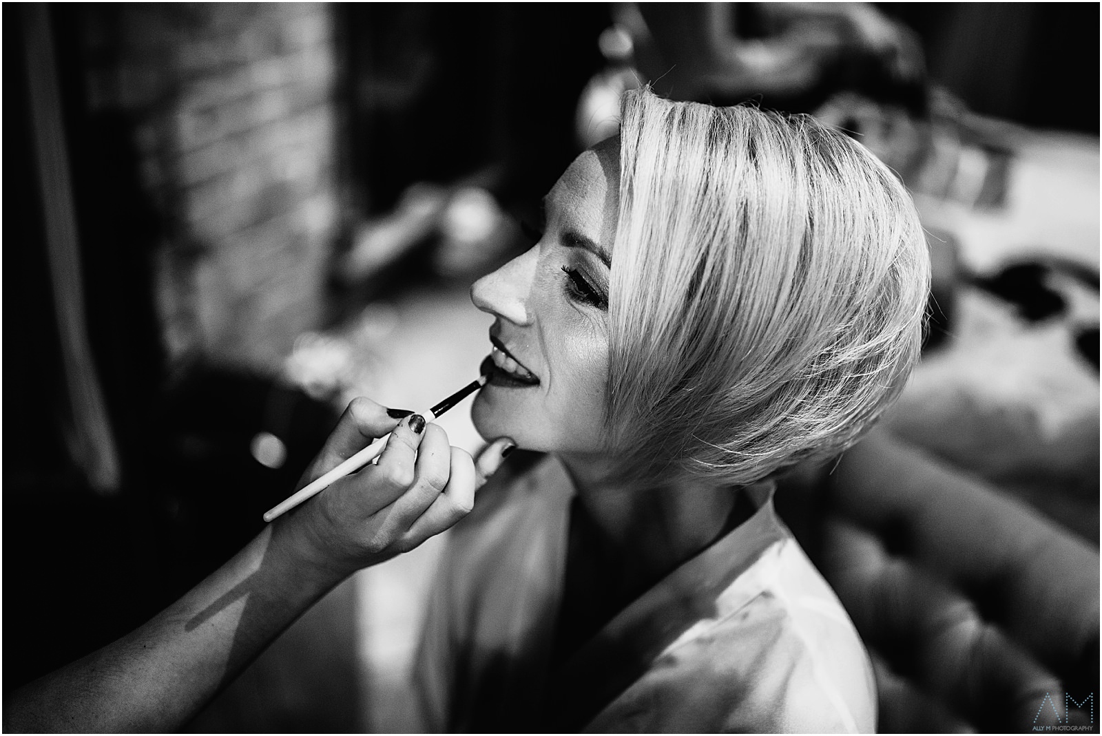 Bridal preparations at Le Petit Chateau