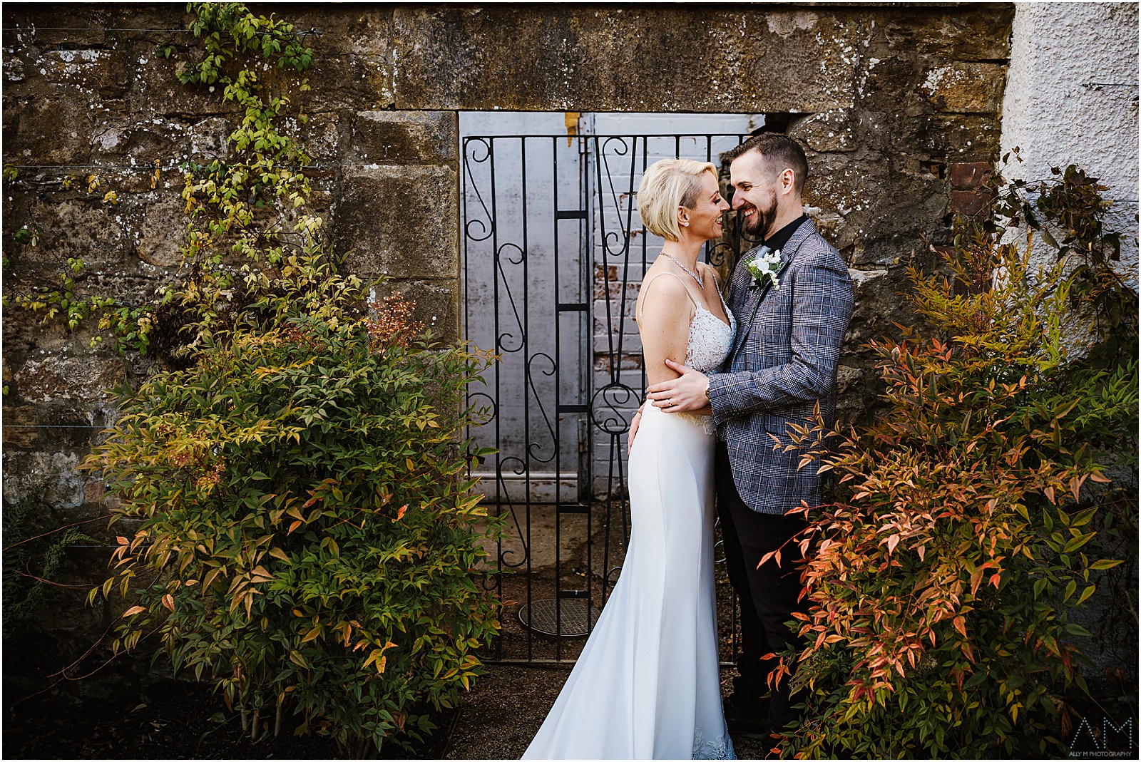 Wedding couple portrait