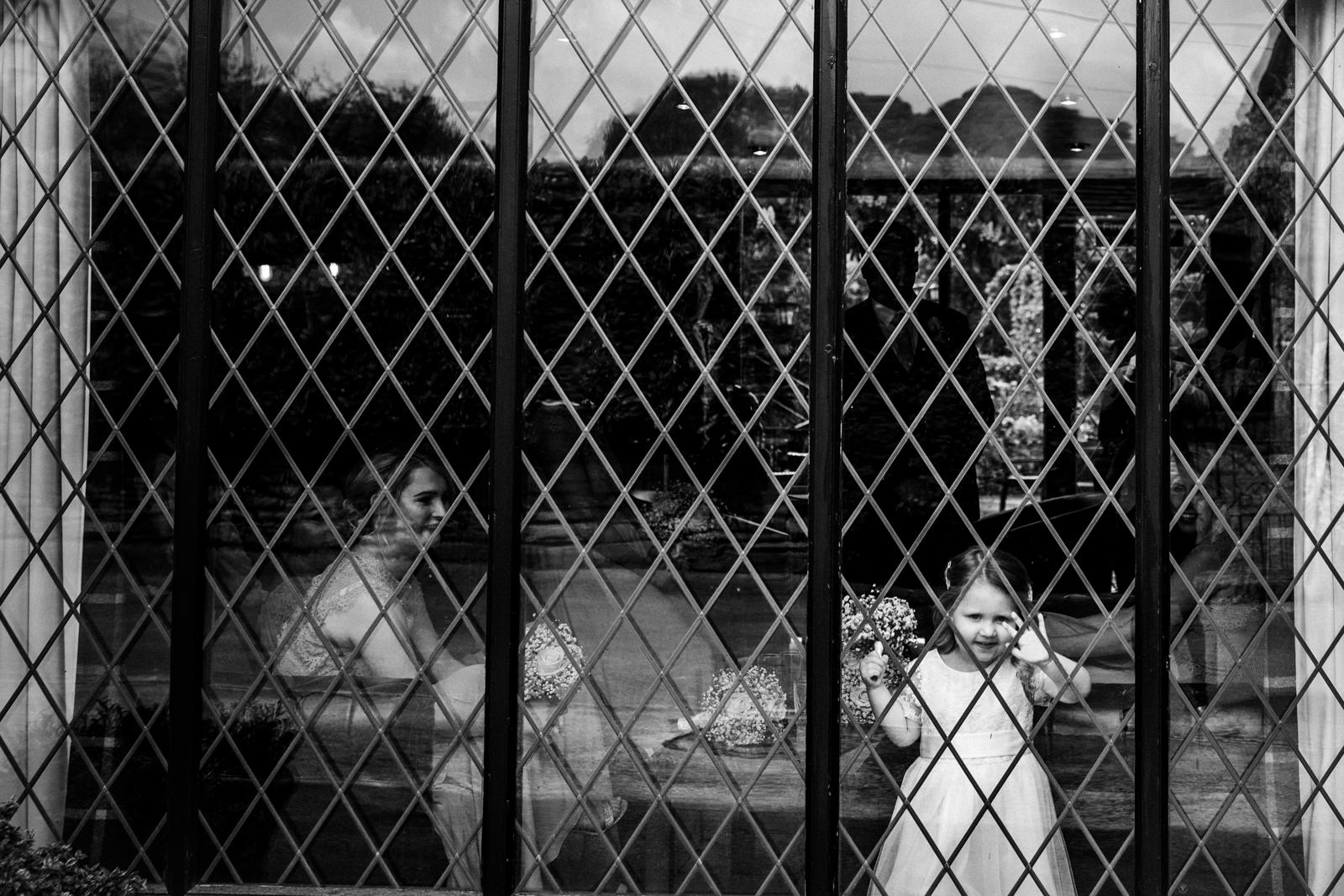 Little girl in the window