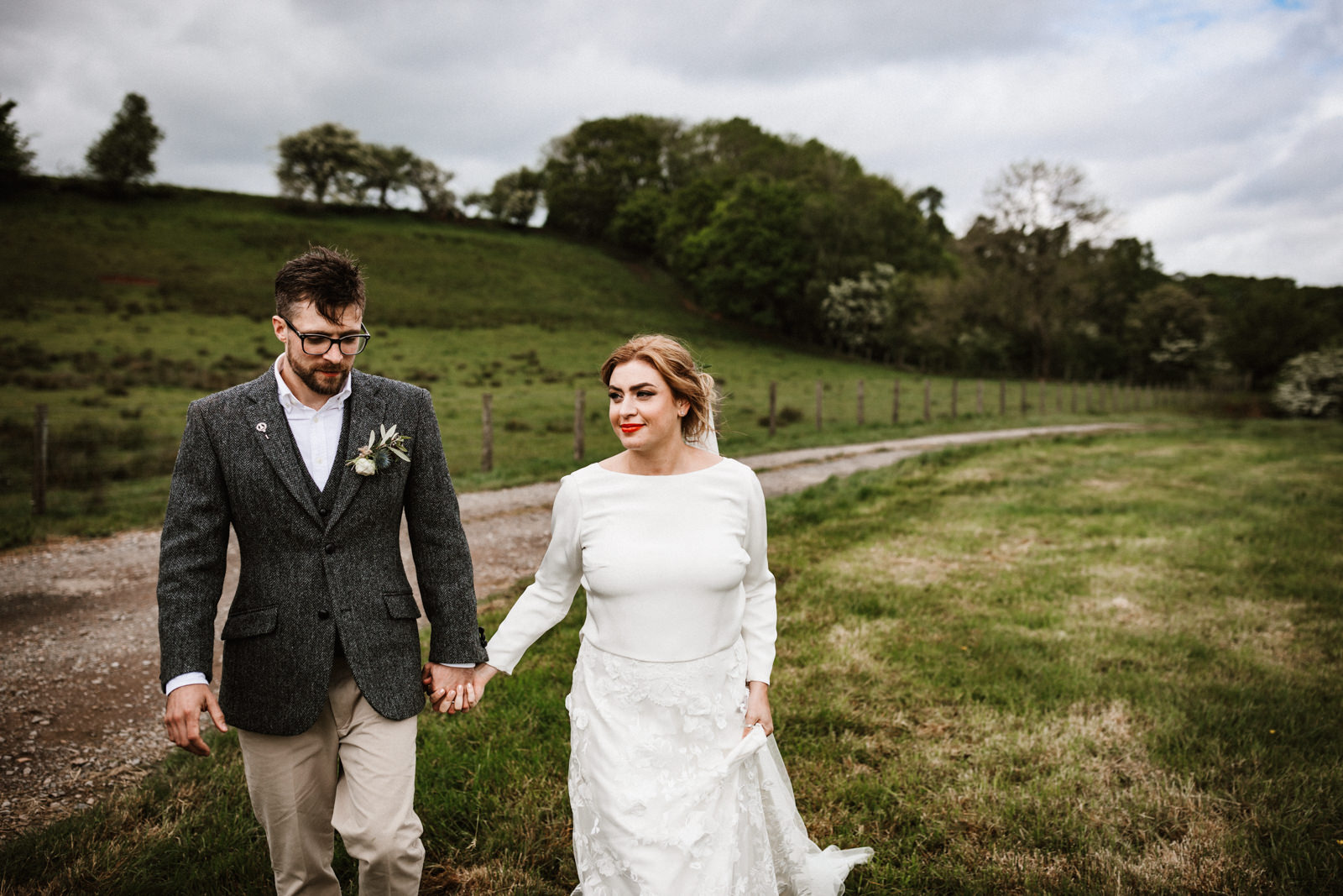 Just married at Hidden River Cabins