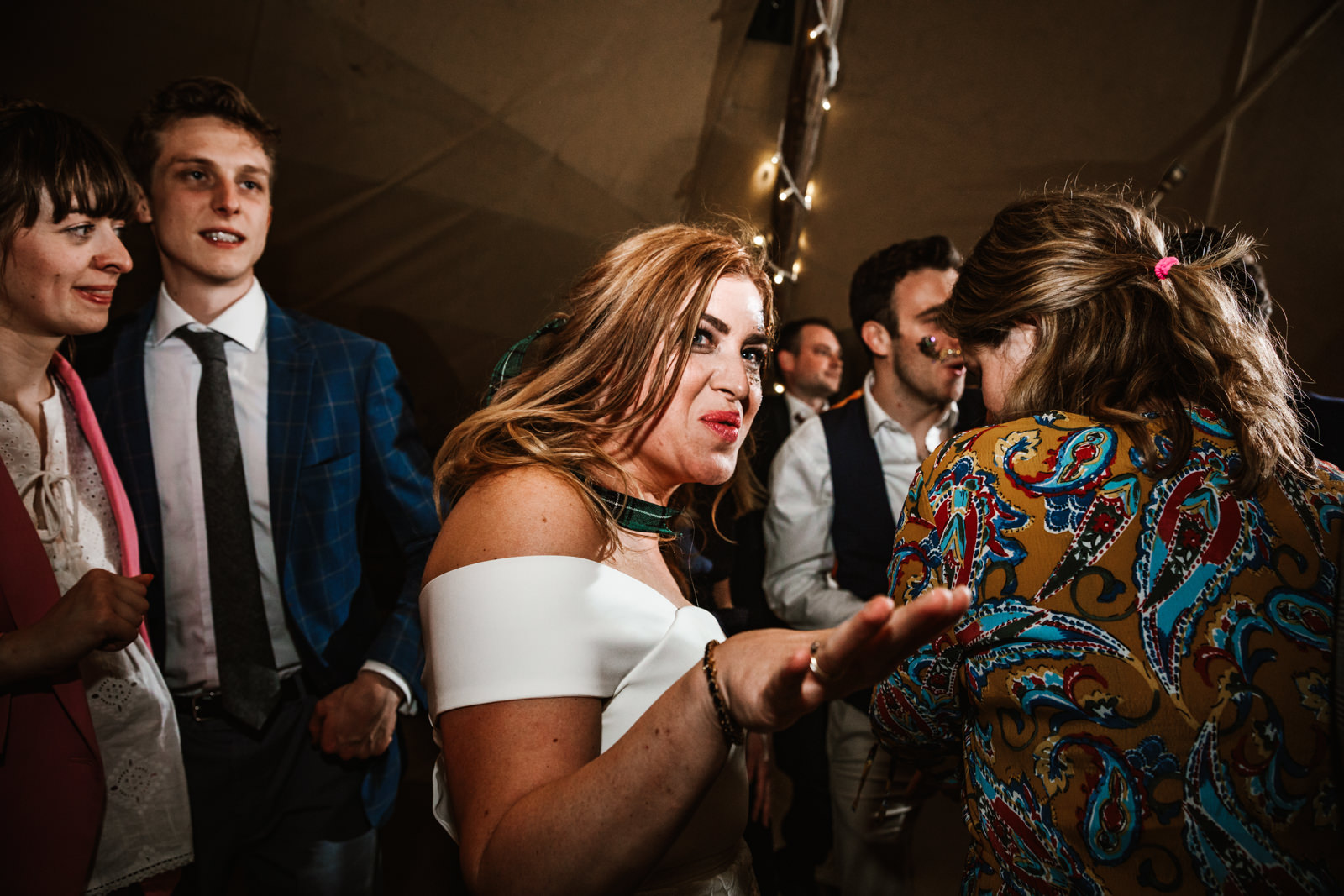 Bride on the dannce floor