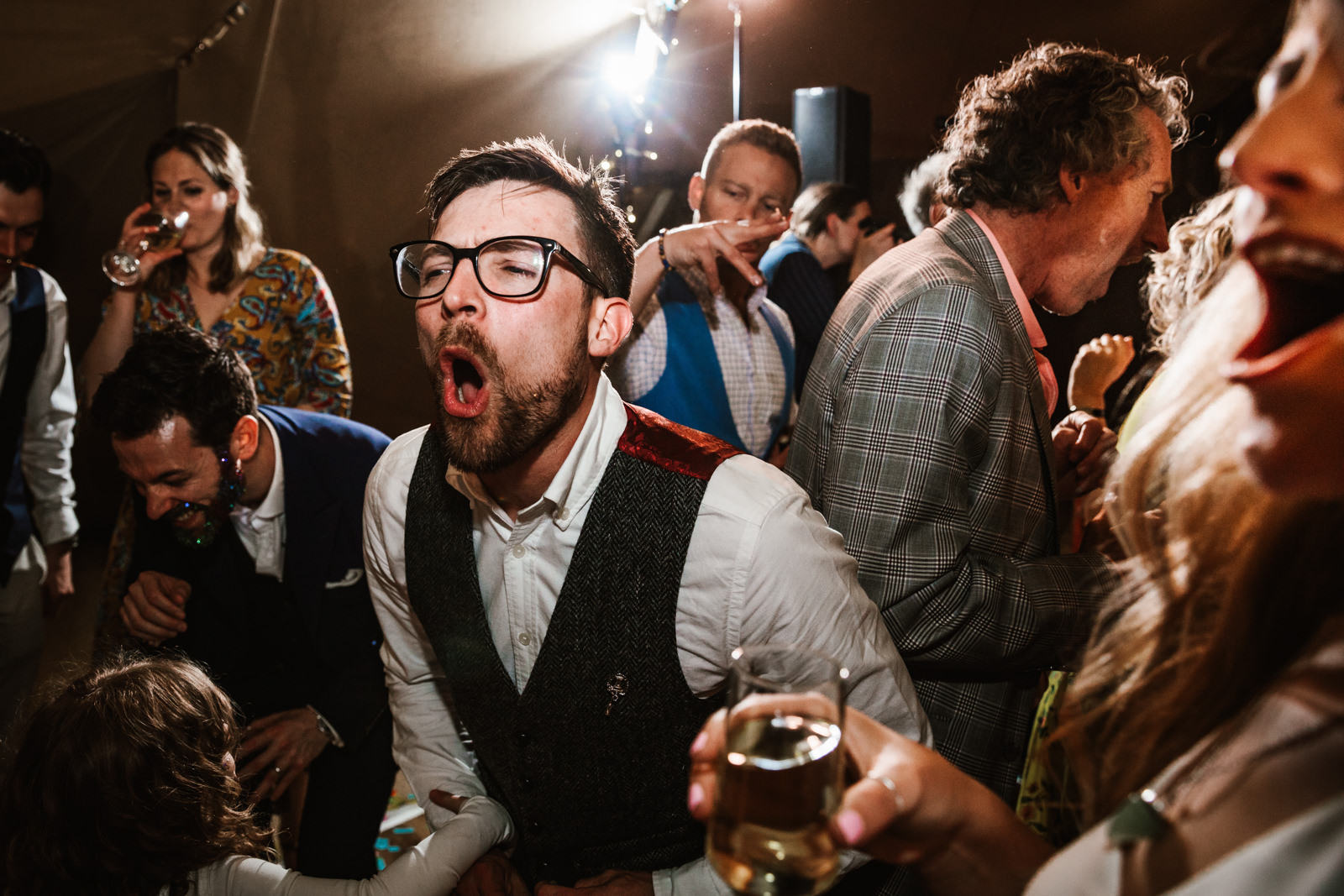 wild wedding party