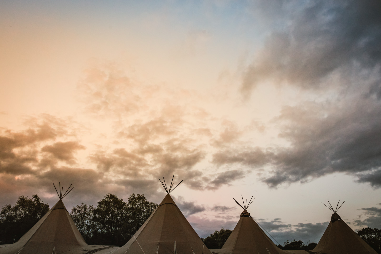 Tipi wedding in the lake district