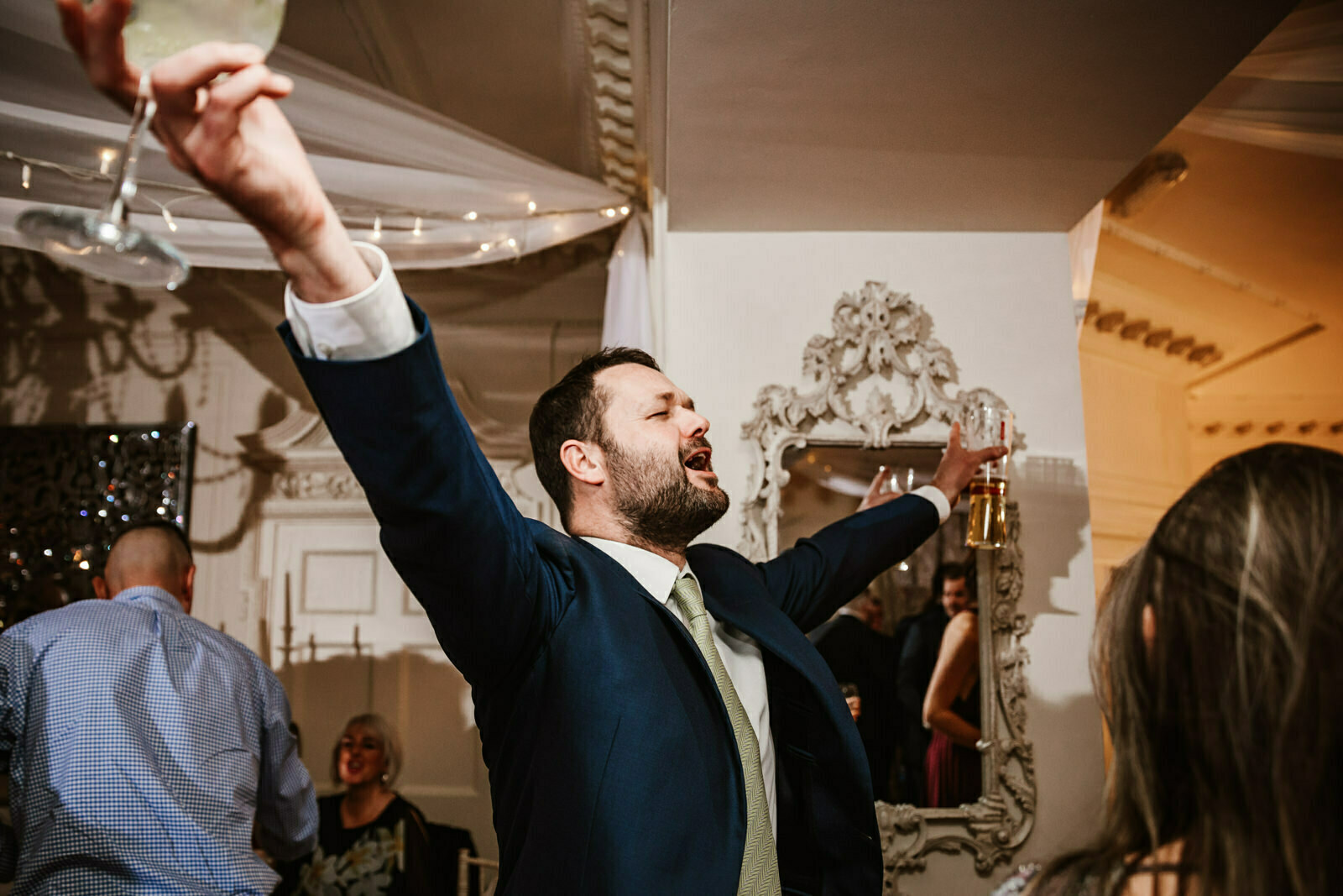 Singing his heart out