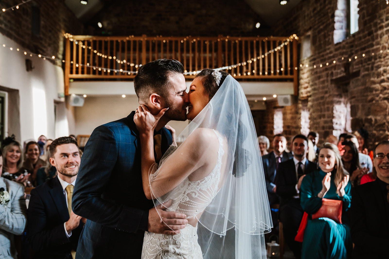 First kiss at the Ashes Barns