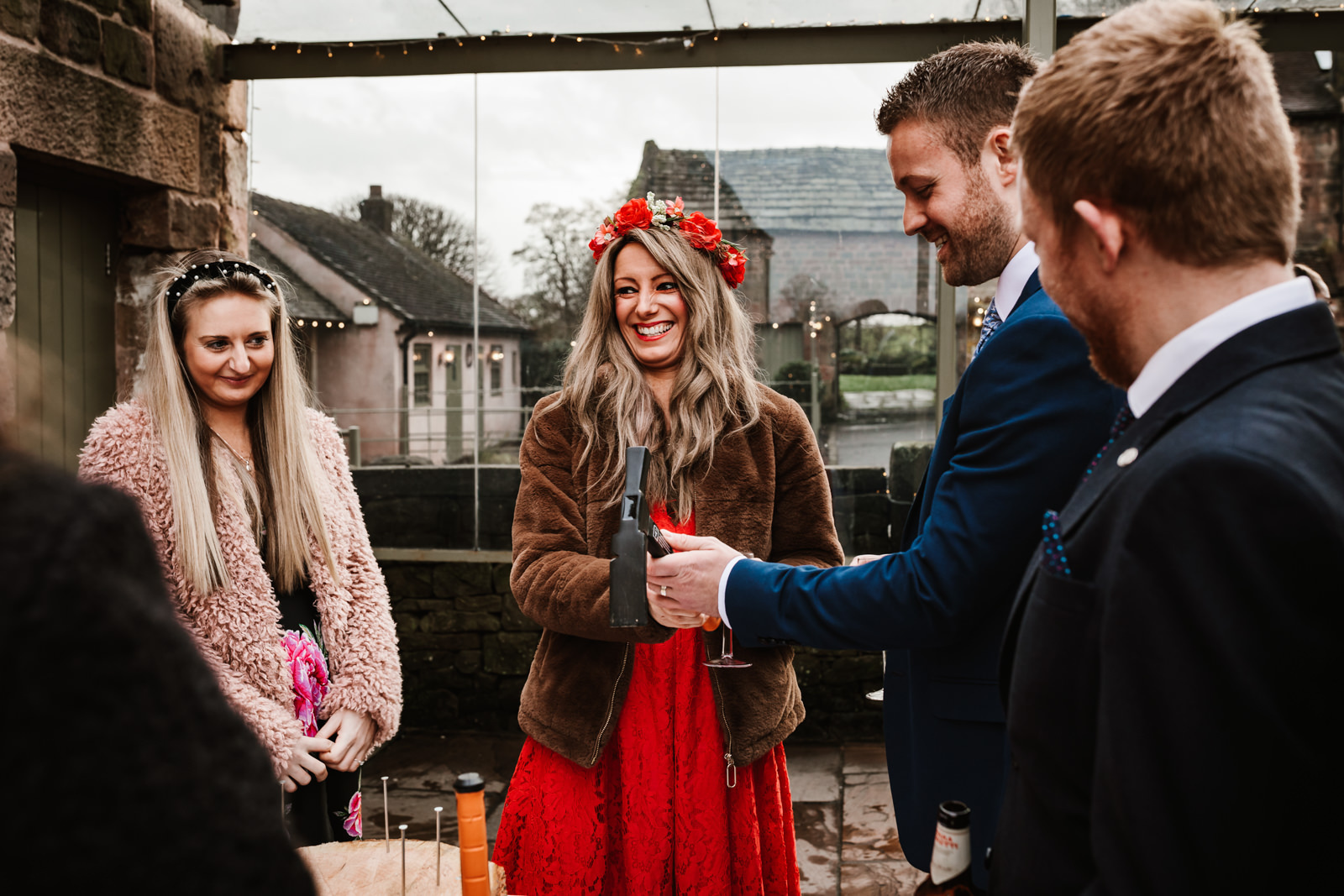 Alpine Themed Wedding The Ashes Barns 18