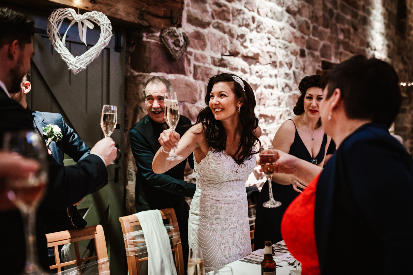 Alpine Themed Wedding The Ashes Barns 24