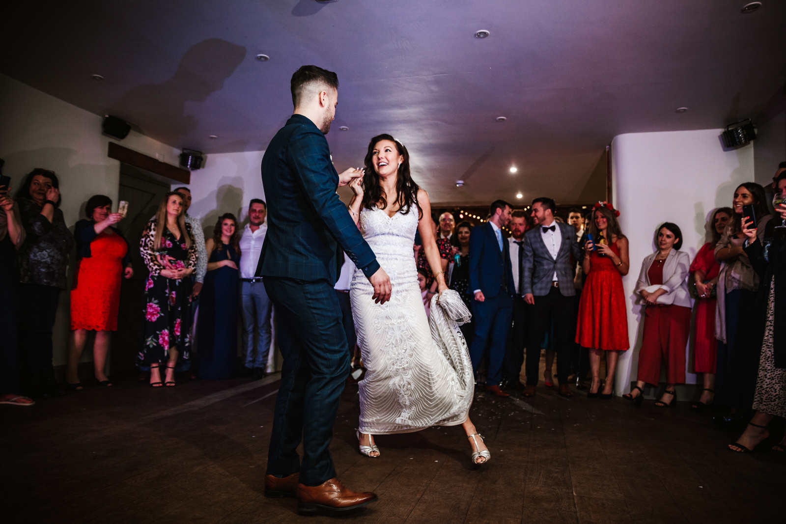 First dance at The Ashes Barns