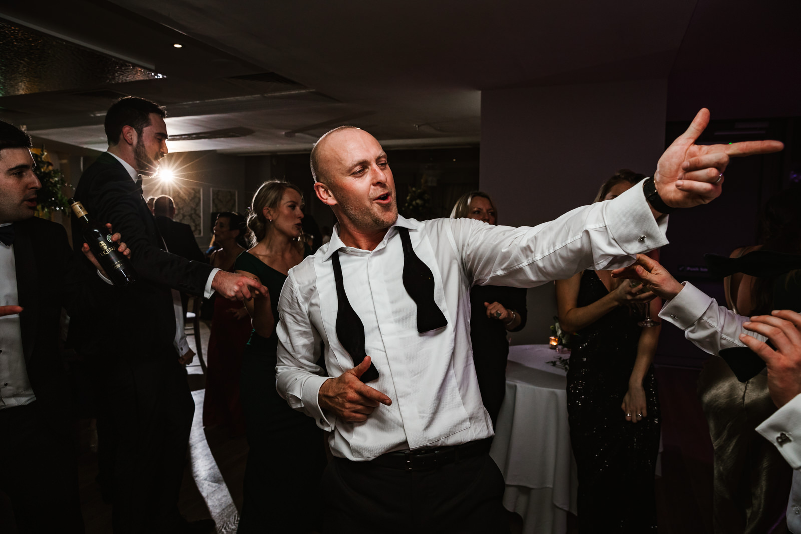 Wedding party at Old Palace Chester