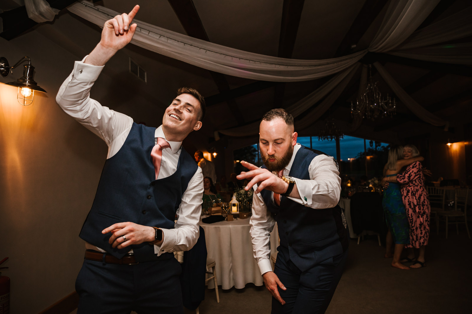 Hyde bank farm wedding party