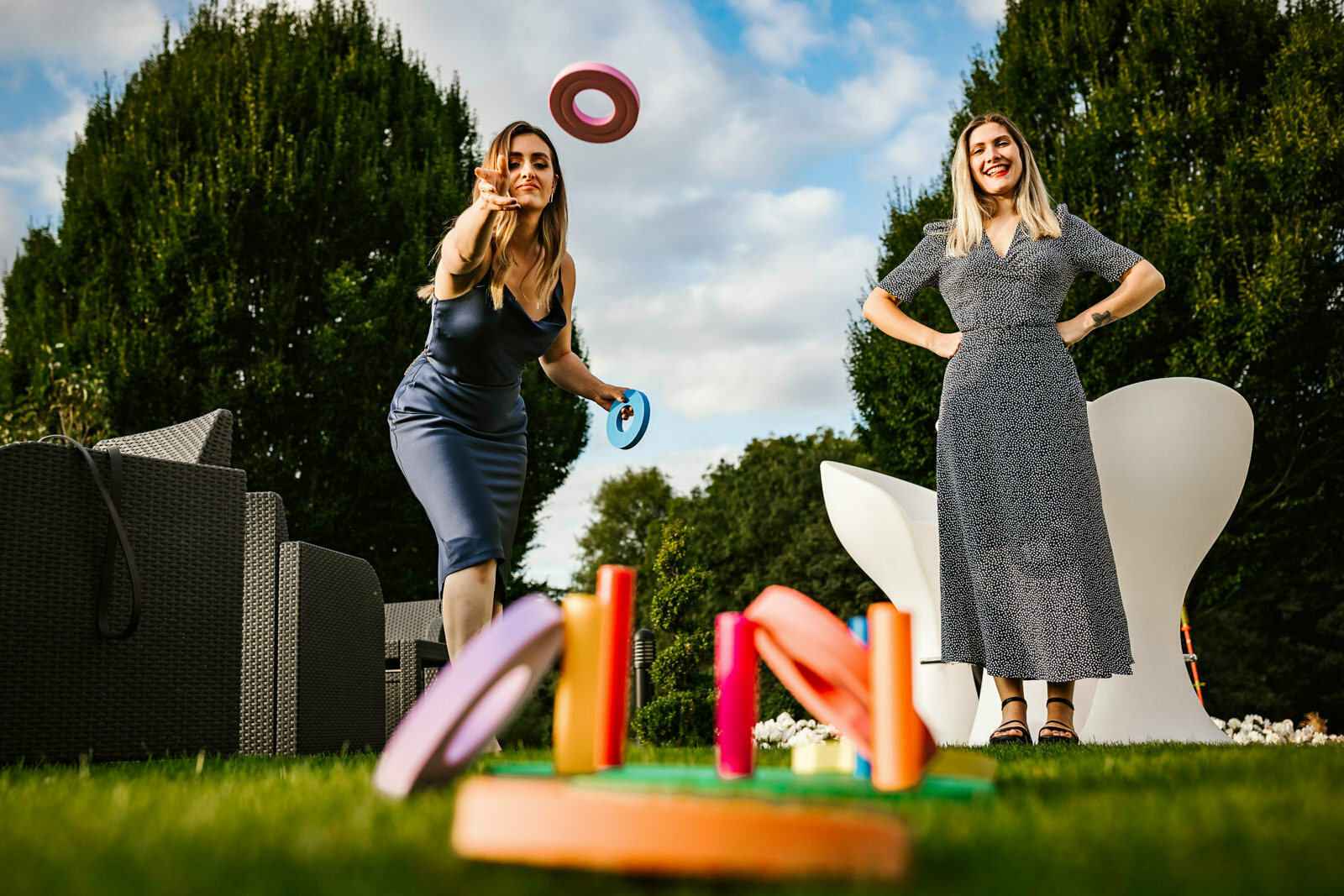 Lawn games at Holford estate