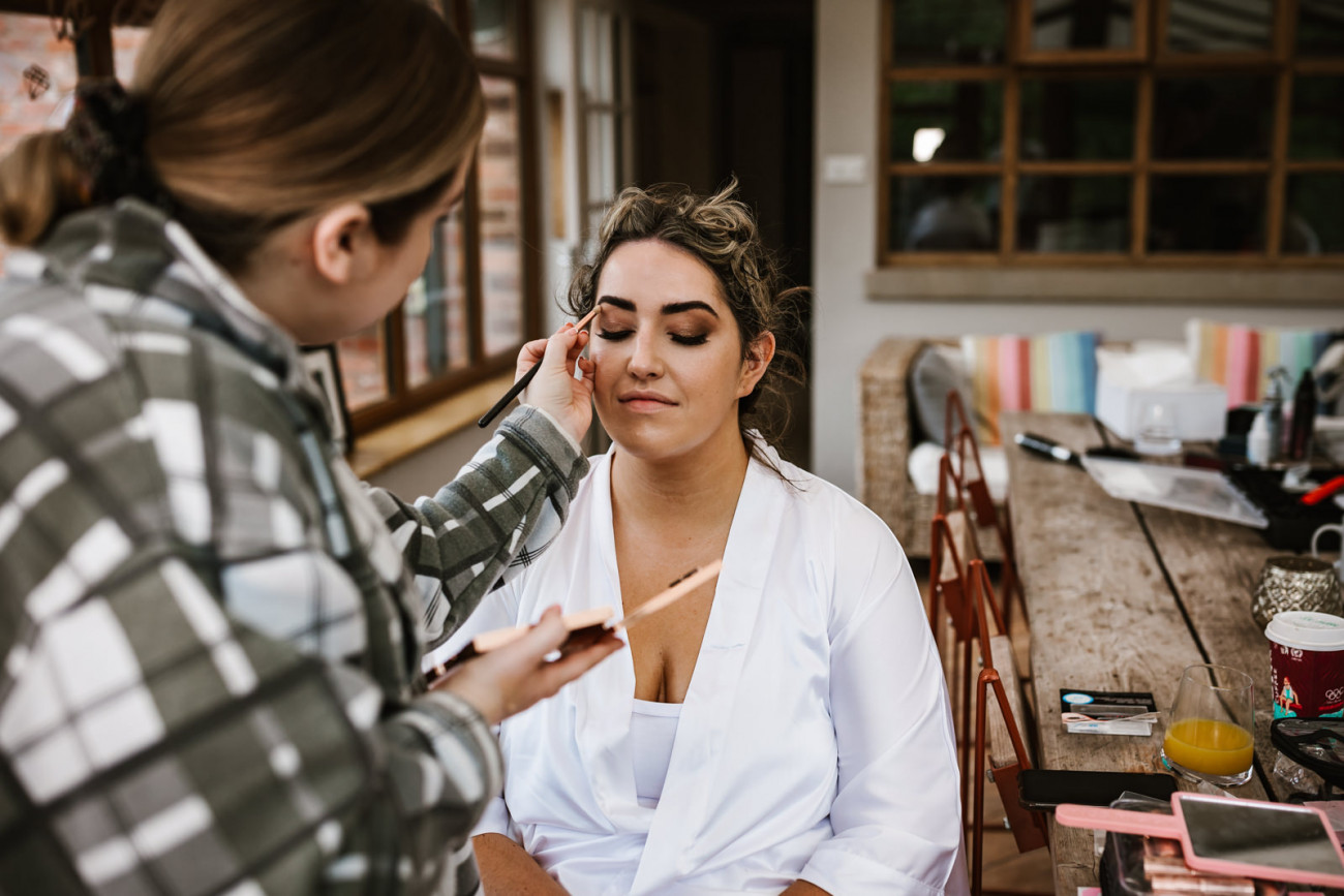 Bridal Preparations at The Mill The Holford Estate