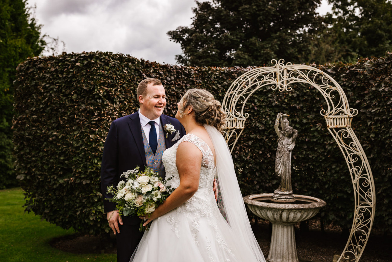 Bride and groom at The Holford Estate