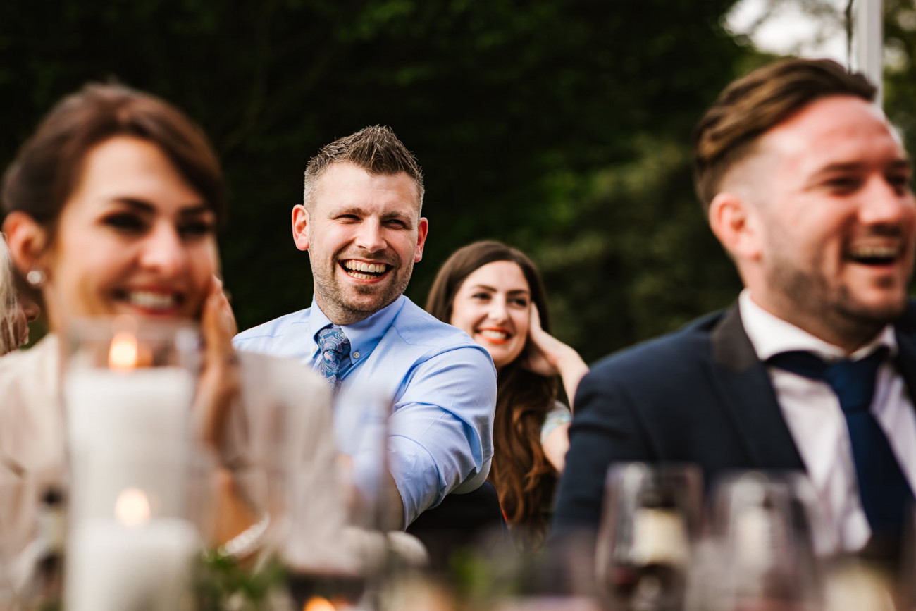 Big smiles during speeches Holford Estate