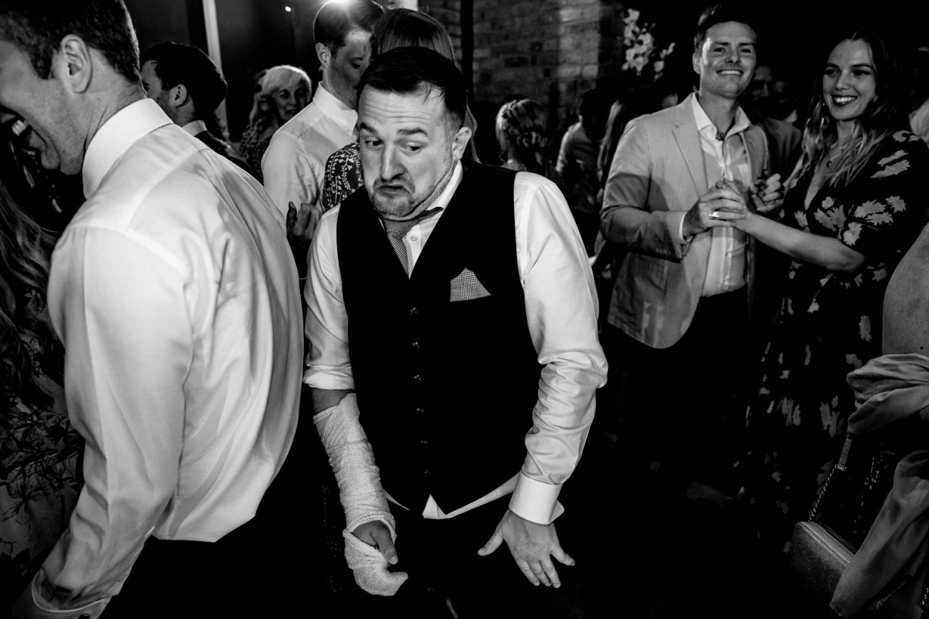 Best man on the dance floor