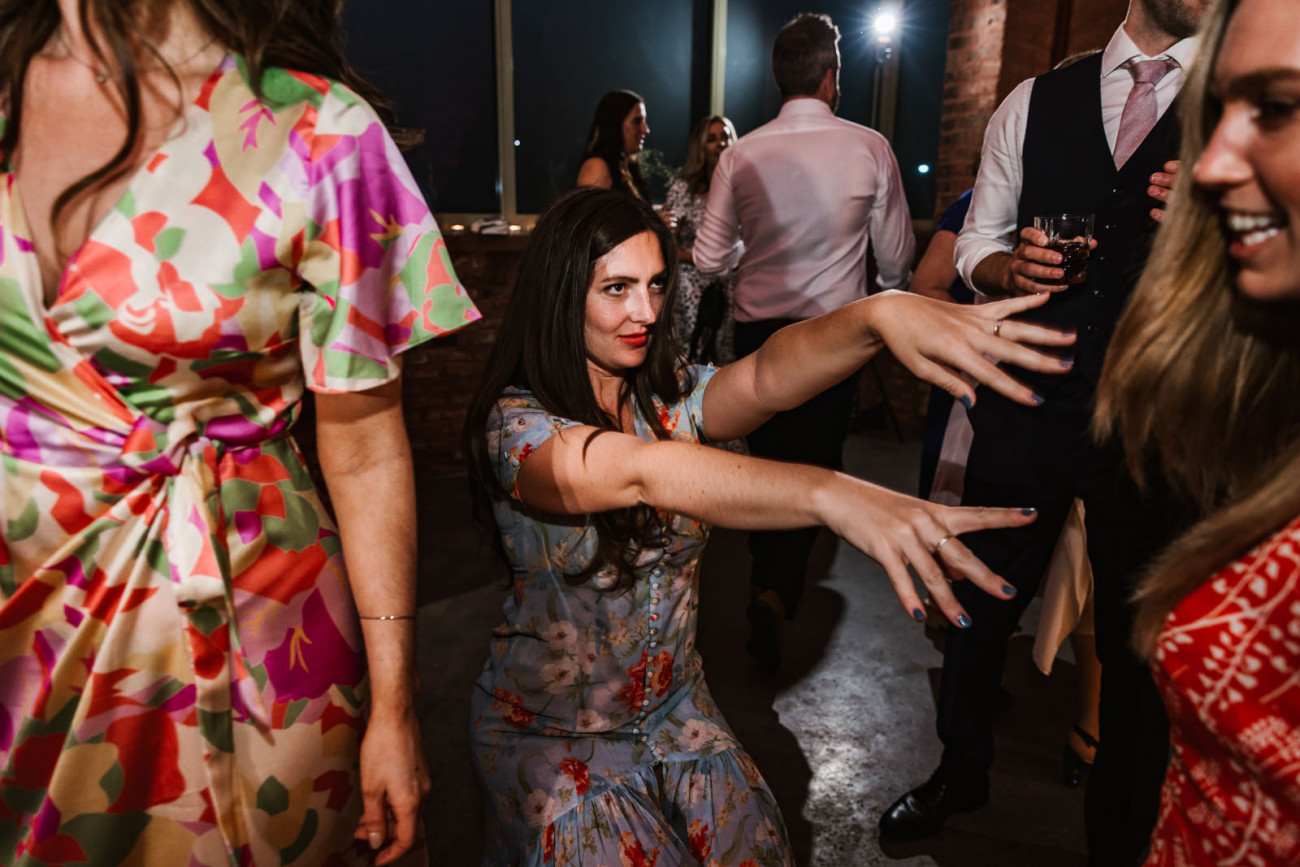 Crazy moves on the dance floor