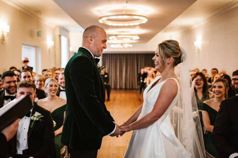 Wedding ceremony at Old Palace Chester