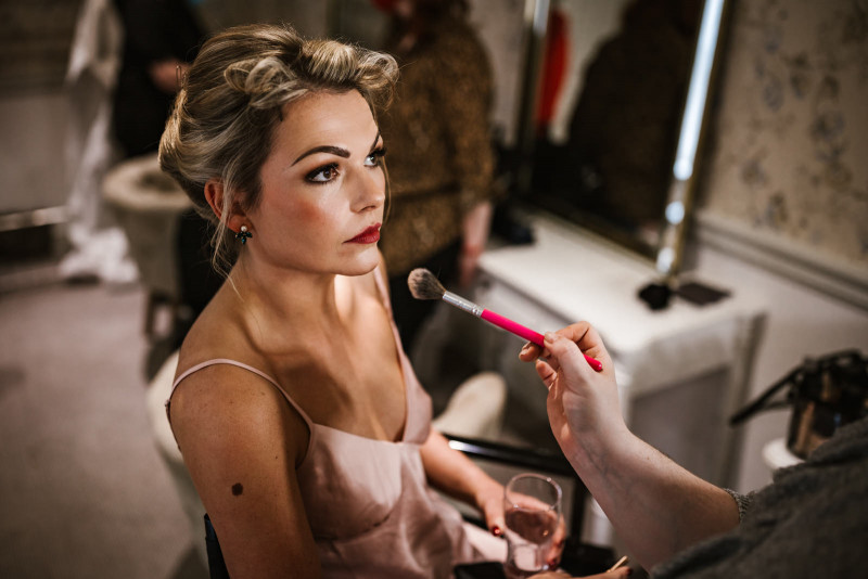 Bridal preparations at Old Palace Chester