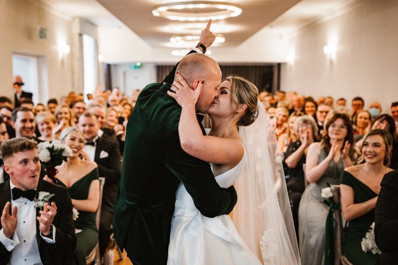 First kiss at Old Palace Chester