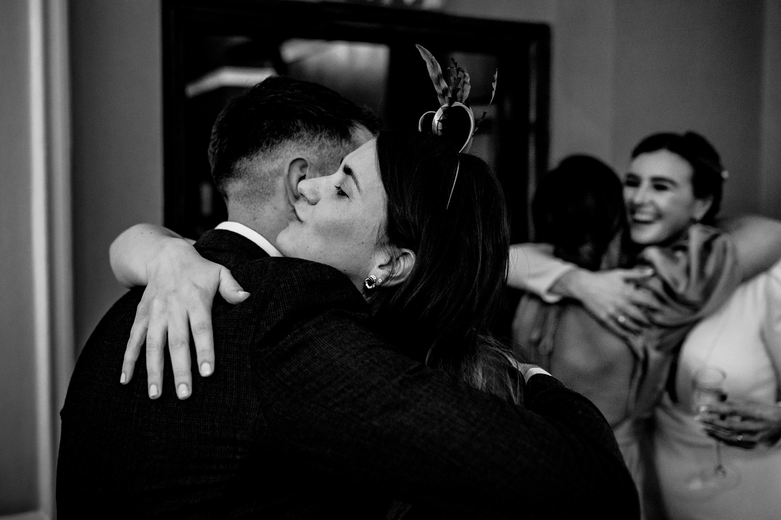 Big hugs after the ceremony