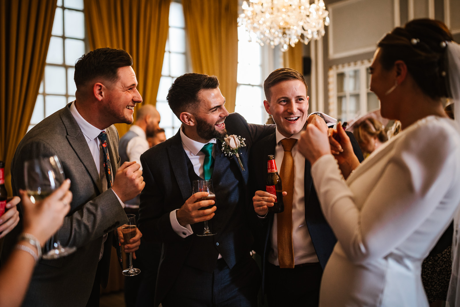 Drinks reception at Manchester Hall