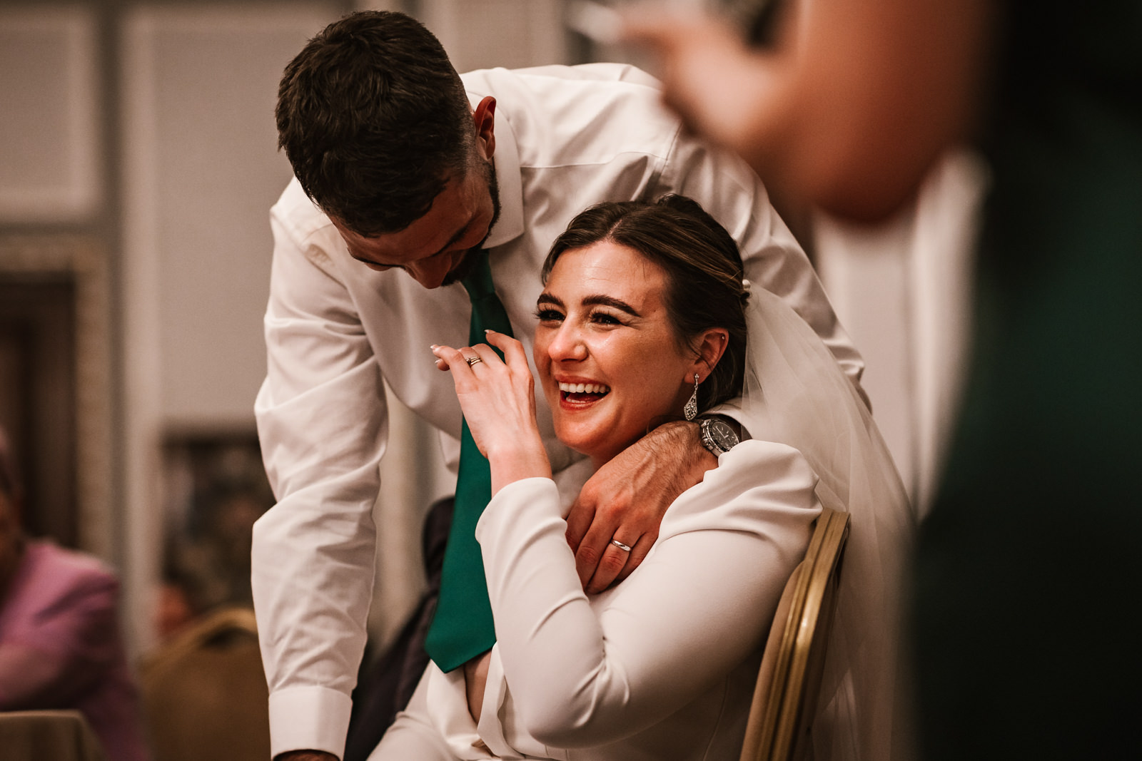 Tears of joy during speeches at Manchester Hall