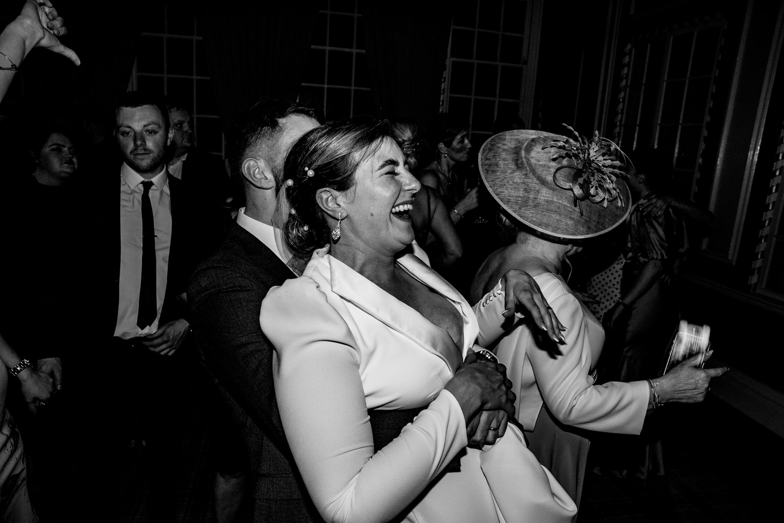 Bride on the dance floor at Manchester hall