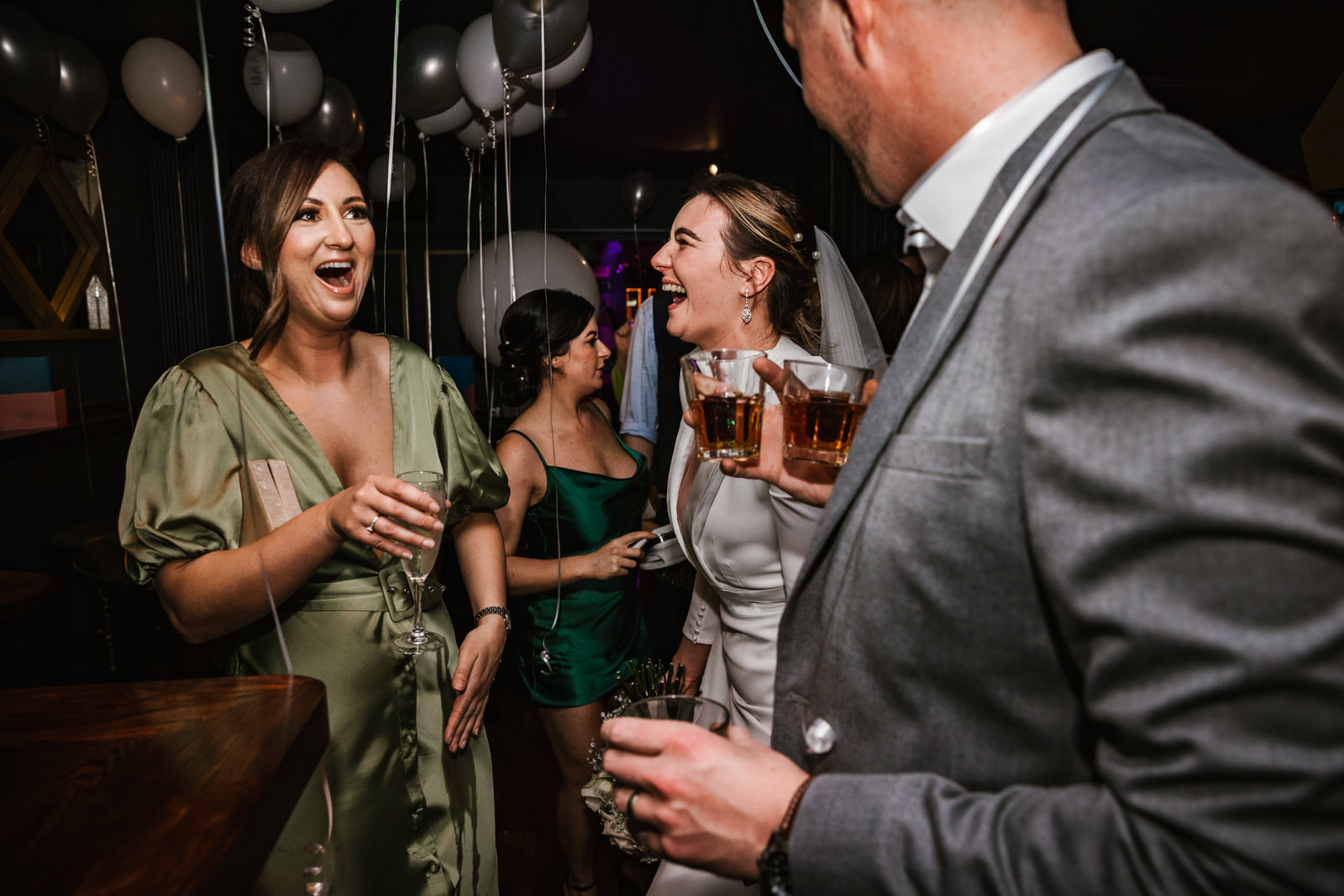 Happy guests at Cocktail bar