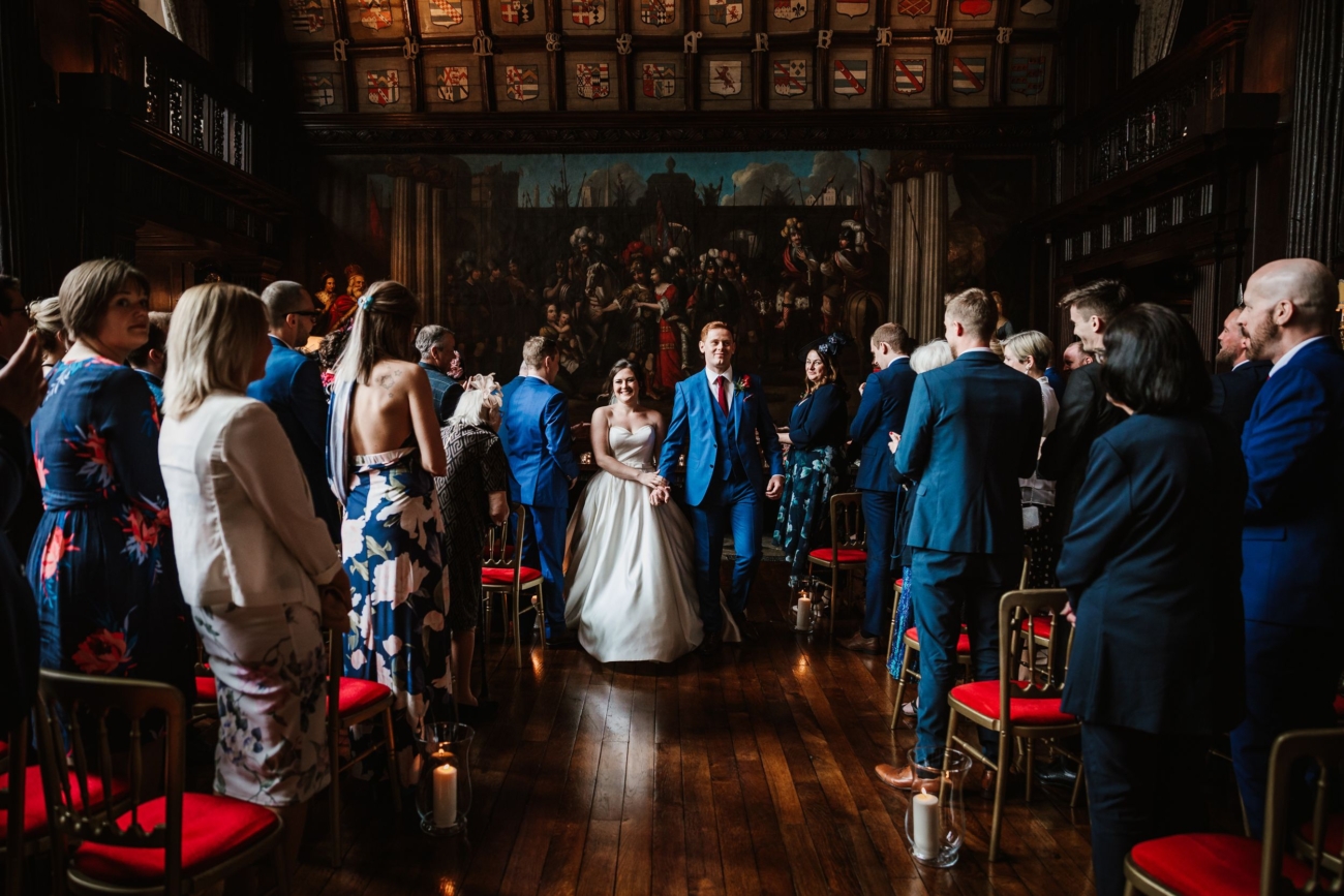 Just married in Cheshire