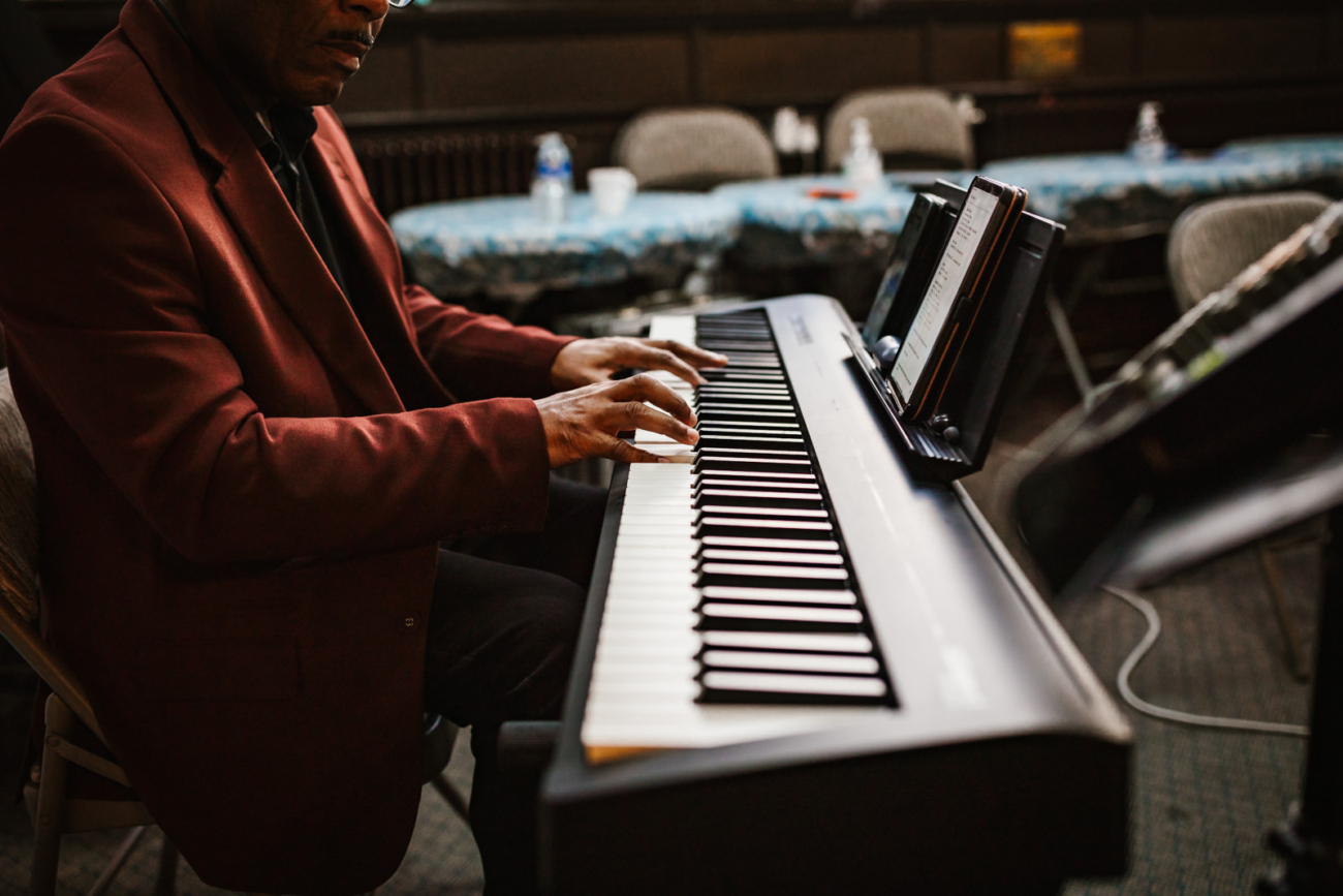 Playing the keyboard