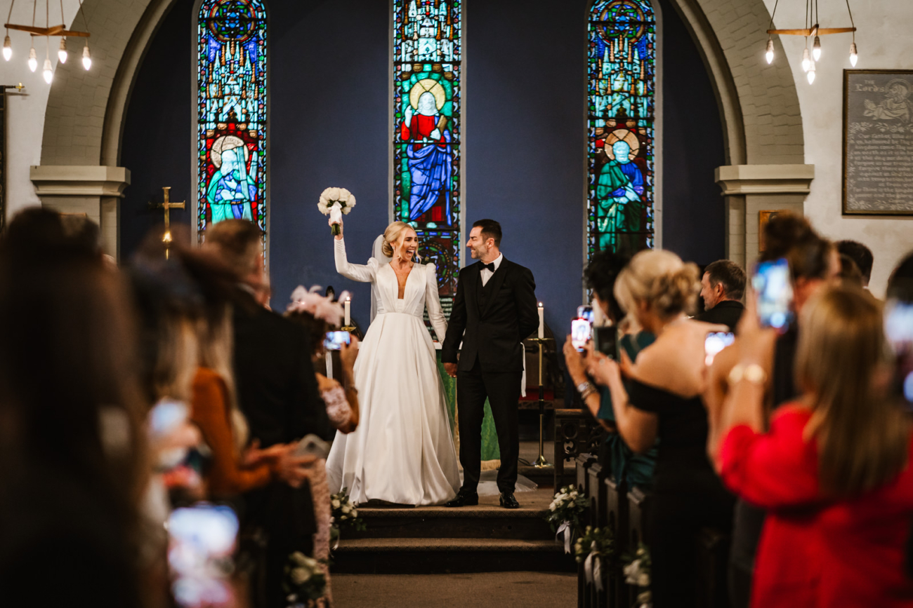 Just married in Manchester