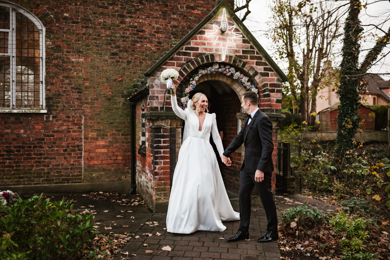 Just married in Manchester