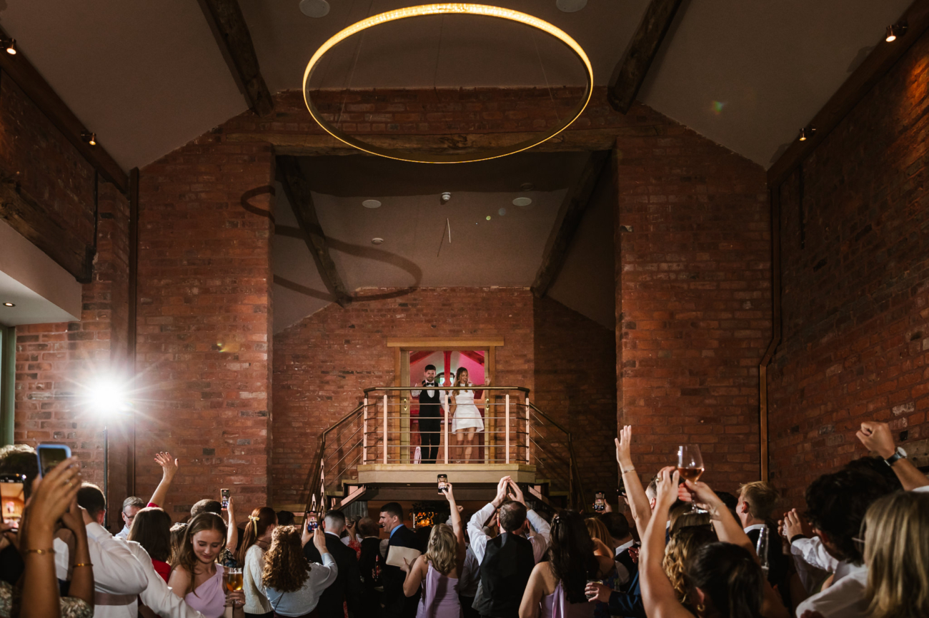 Bride and groom entrance
