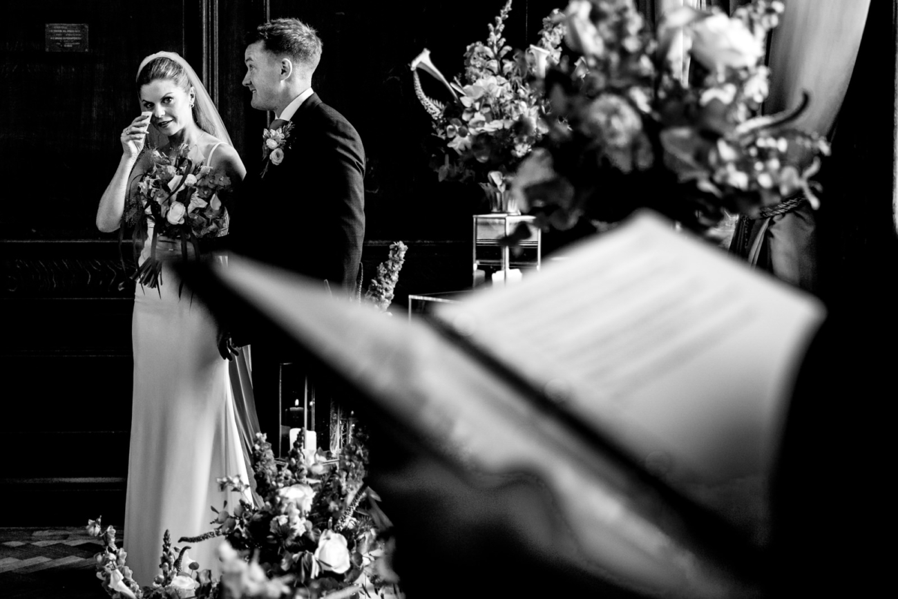 Manchester Hall wedding ceremony