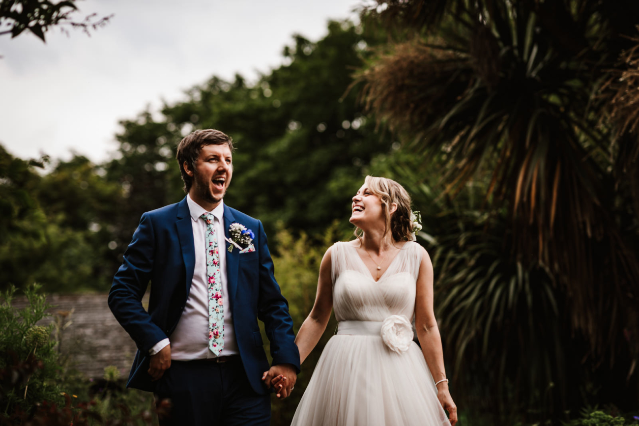 Couple walking at Ashton memorial