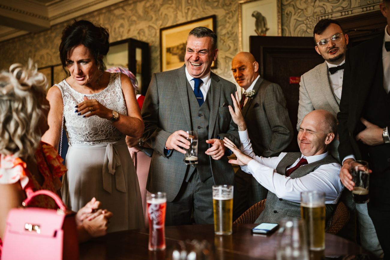 Drinks at eaves hall