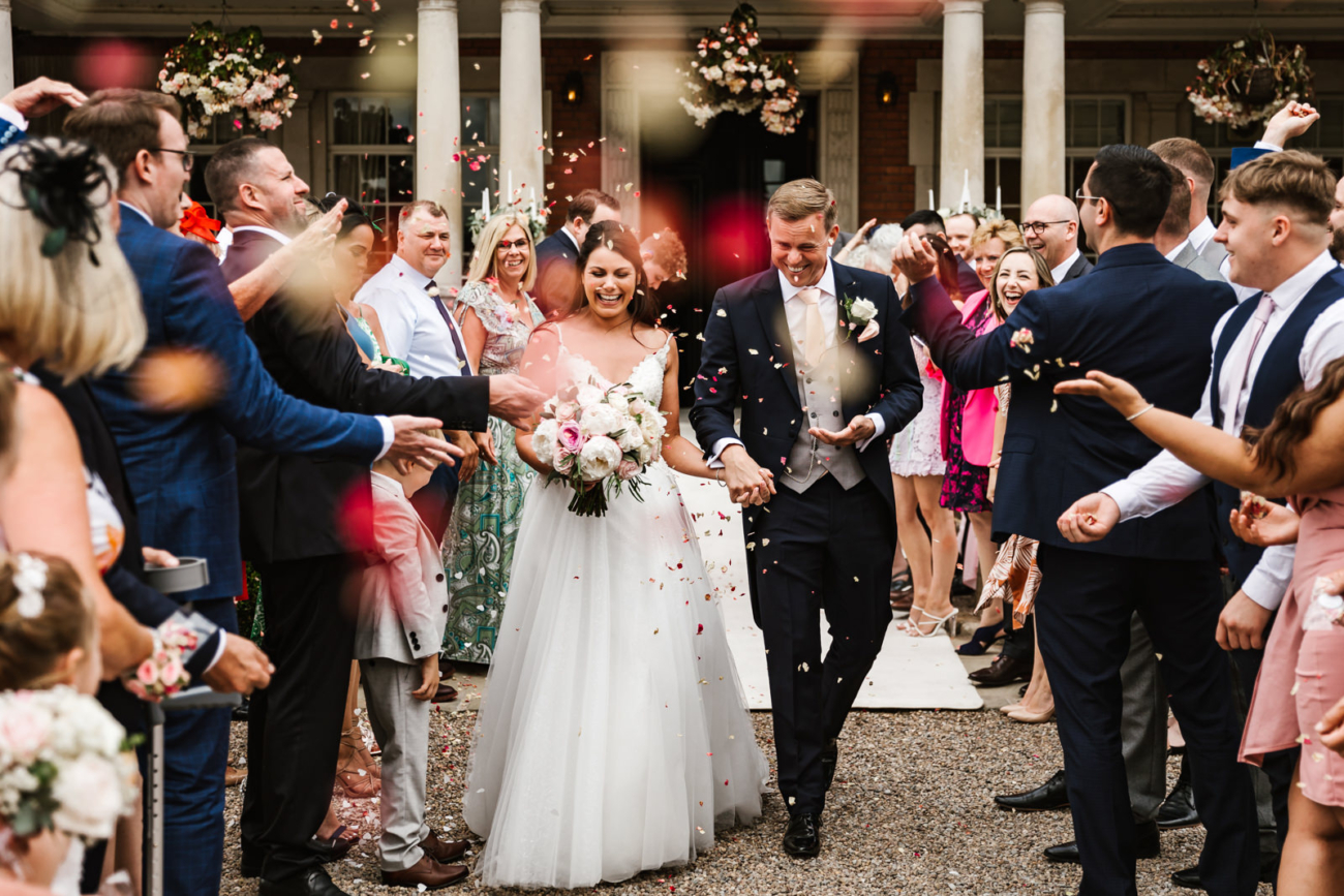 Confetti at Eaves Hall