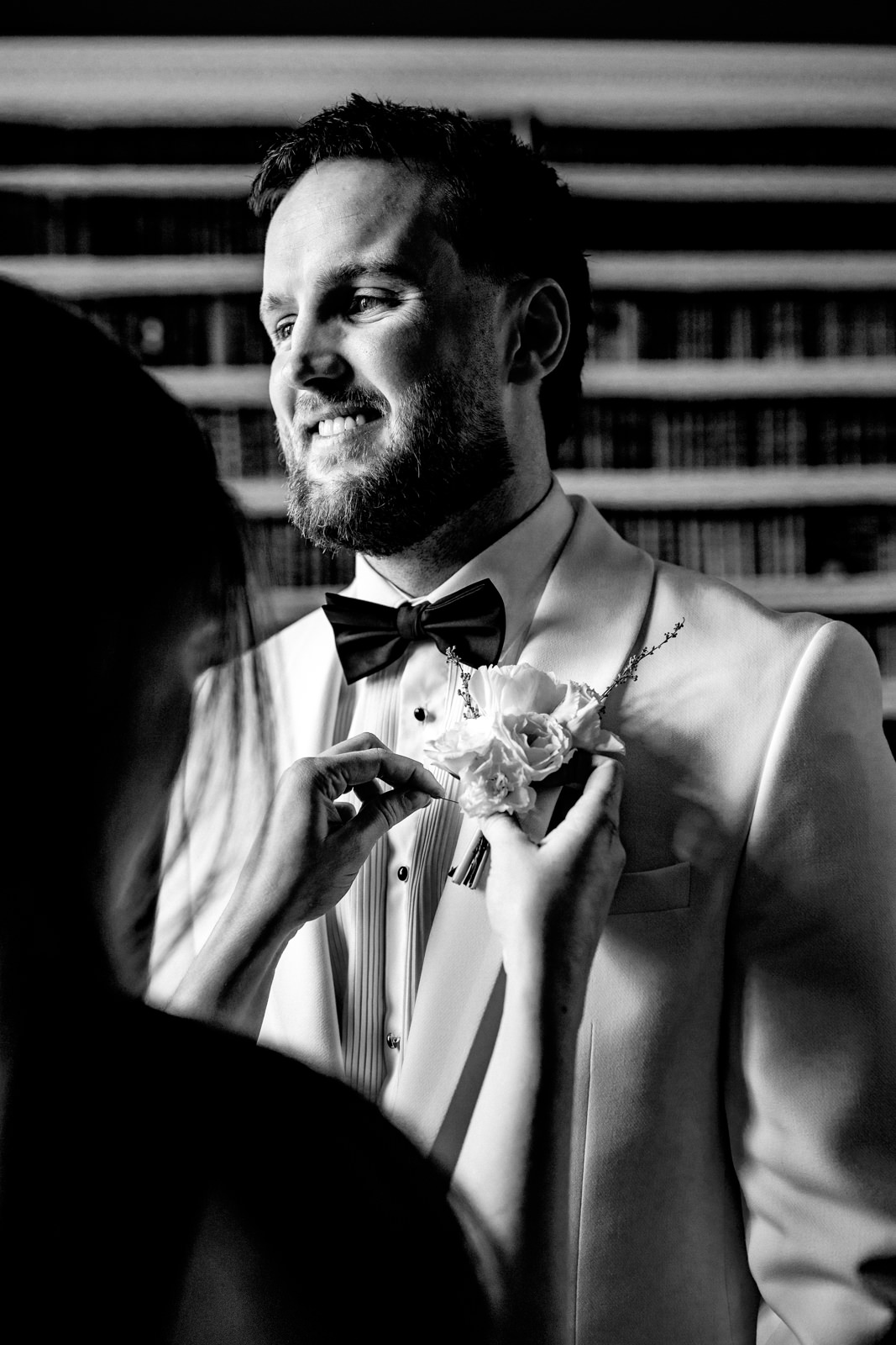 Groom prep at Iscoyd park